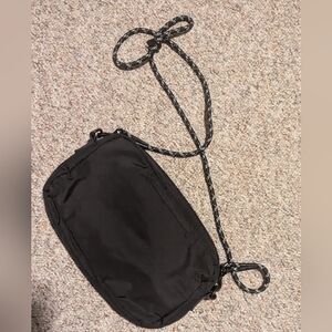Black Nylon Crossbody Bag